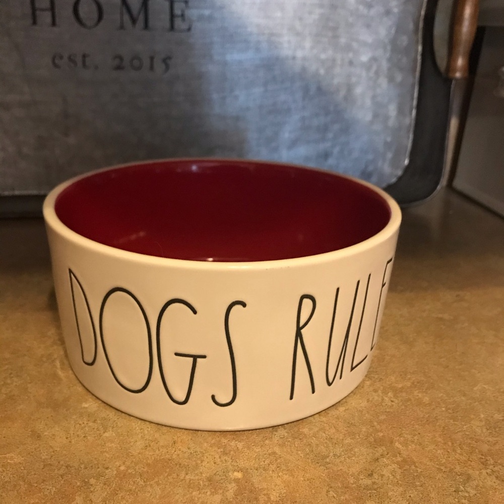 Rae Dunn dog bowl
